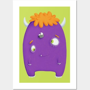 Purple Friend Posters and Art
